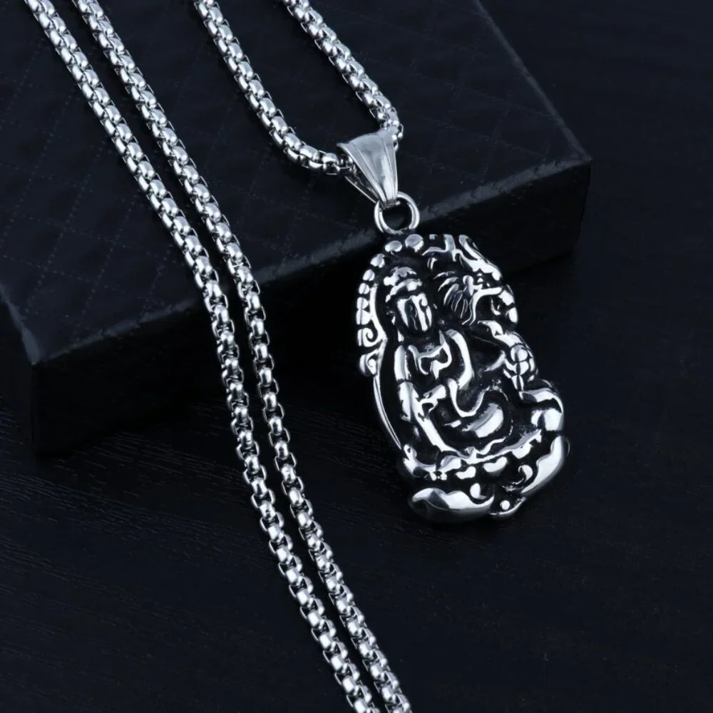 Shakyamuni Buddhist Necklace for Men, BL55590005